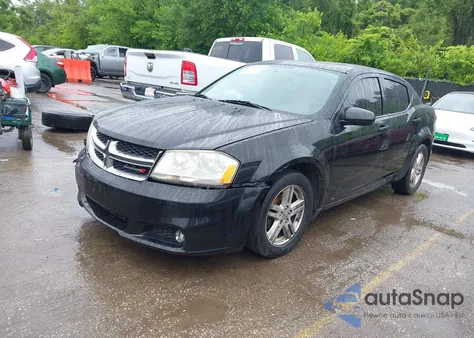 2013 Dodge Avenger Sxt z USA, uszkodzony, nr VIN 1C3CDZCB9DN623780